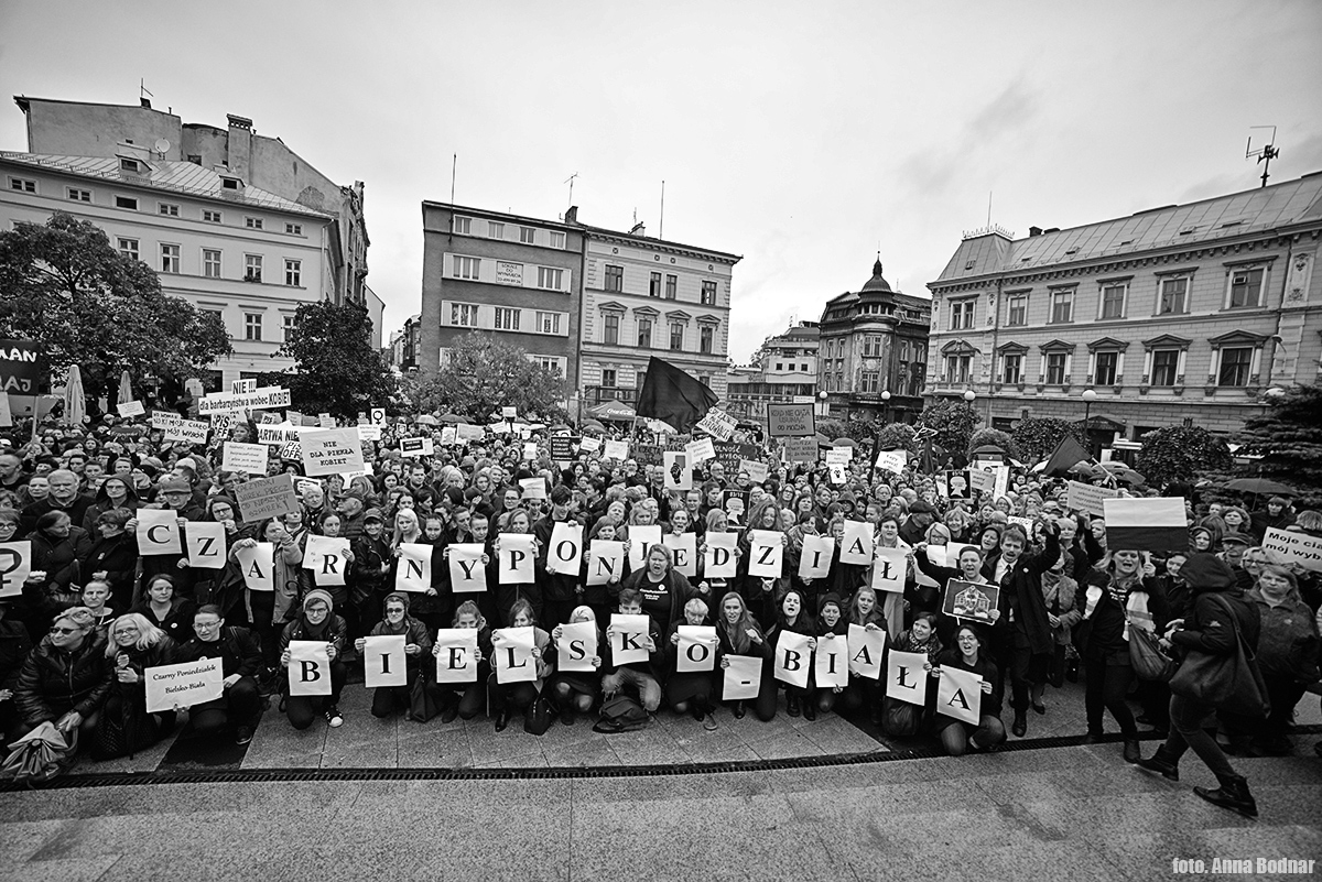 Bielsko-Biała weźmie udział w II rundzie Ogólnopolskiego Strajku Kobiet – informacja prasowa grupy Czarny Protest Bielsko-Biała